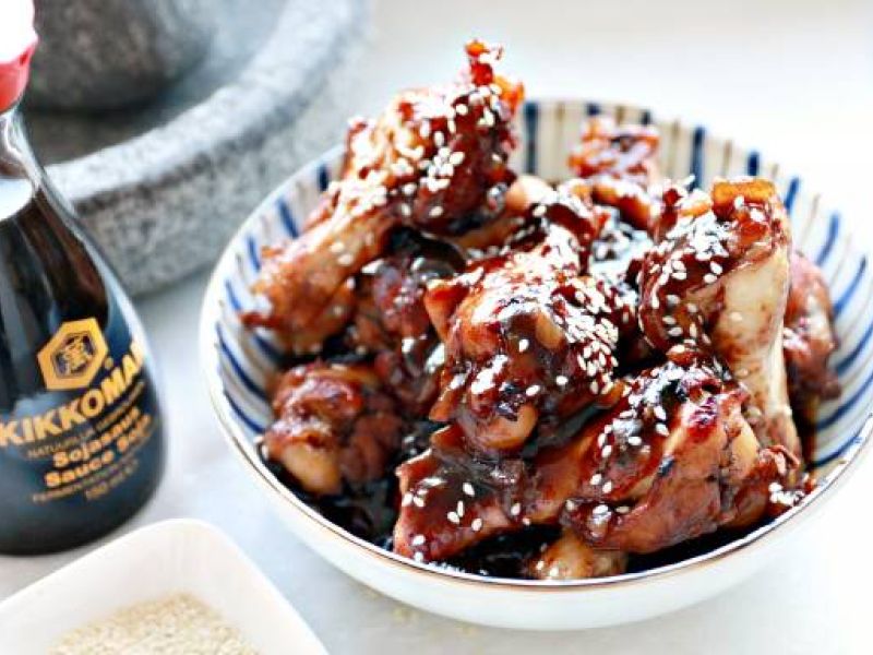 Sticky chicken