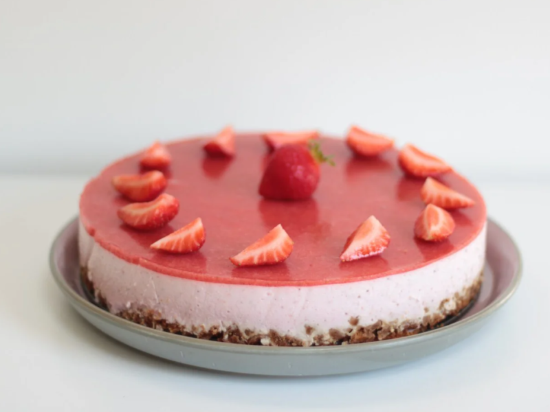 Melkvrije kwarktaart