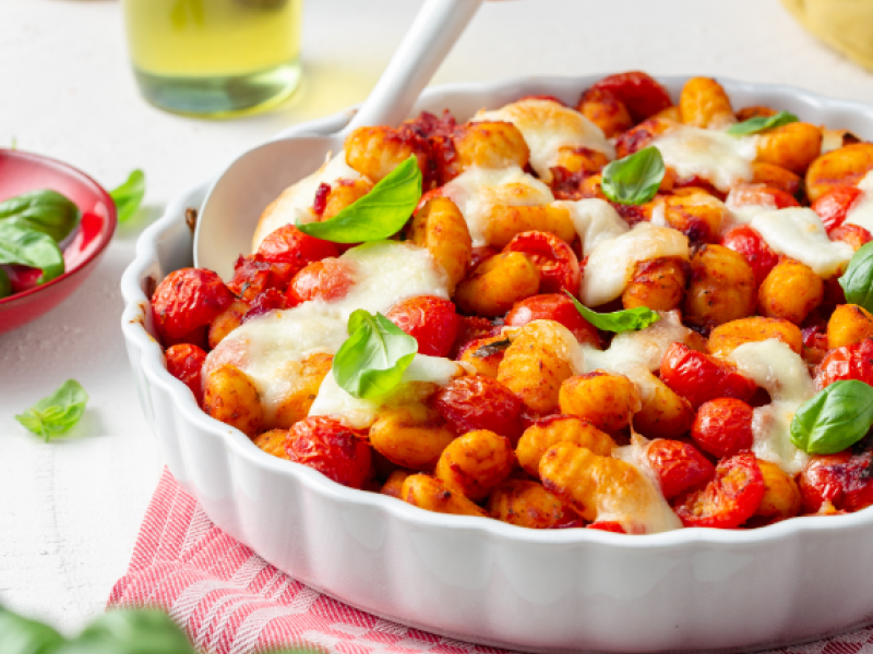 Gnocchi a la Caprese
